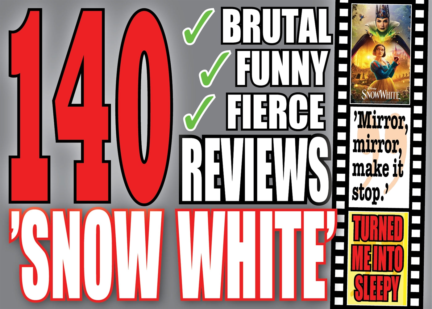 140 brutal reviews of movie flop ”Snow White” – A compilation from the youtubers Critical Vikings – E-bok