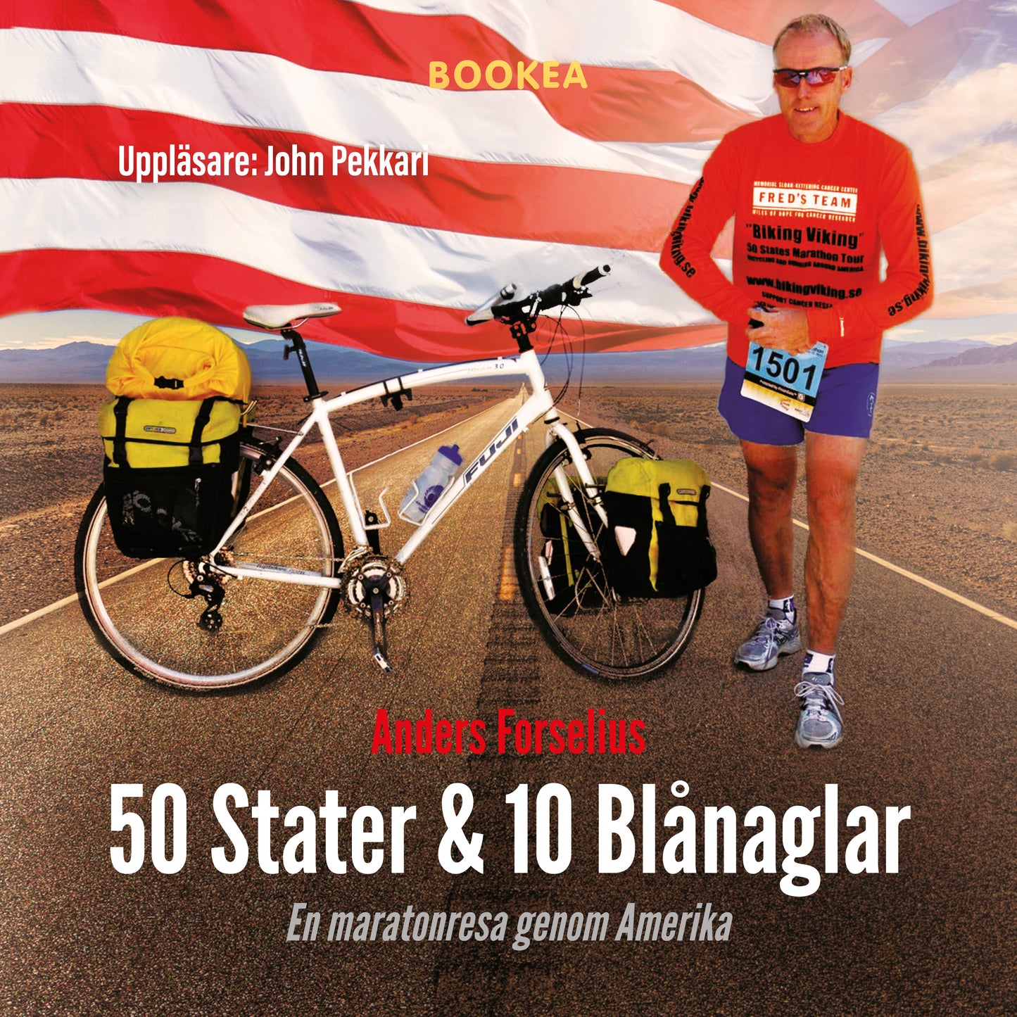 50 Stater & 10 Blånaglar : en maratonresa genom Amerika – Ljudbok