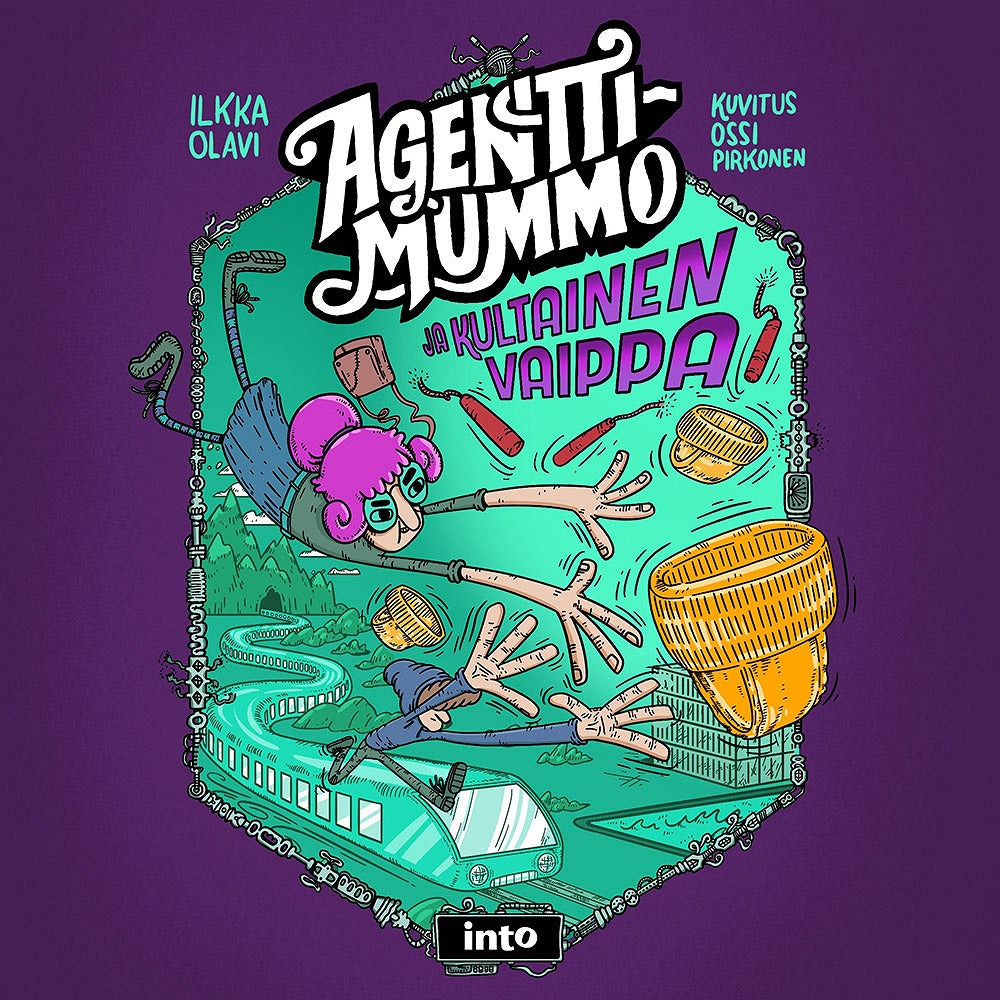 Agenttimummo ja kultainen vaippa – Ljudbok