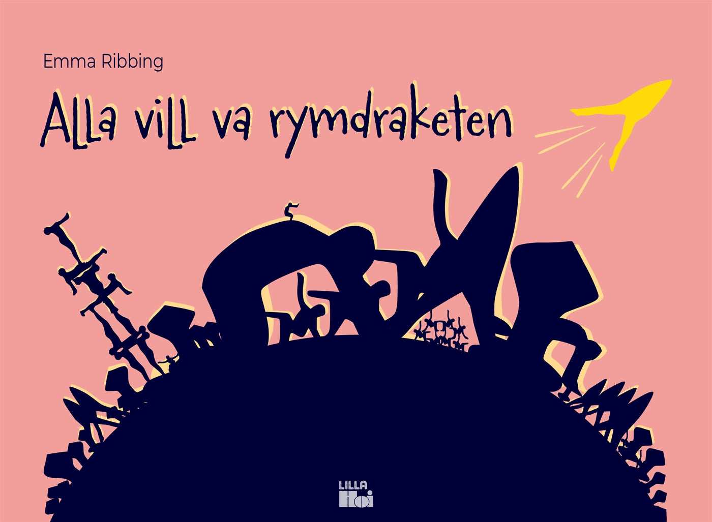 Alla vill va rymdraketen – E-bok