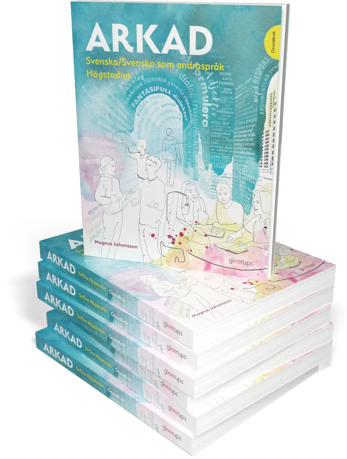 Arkad svenska/sva 7-9, grundbok 25 ex, dig elevt + lärarmtrl (OBS! Endast för lärare)