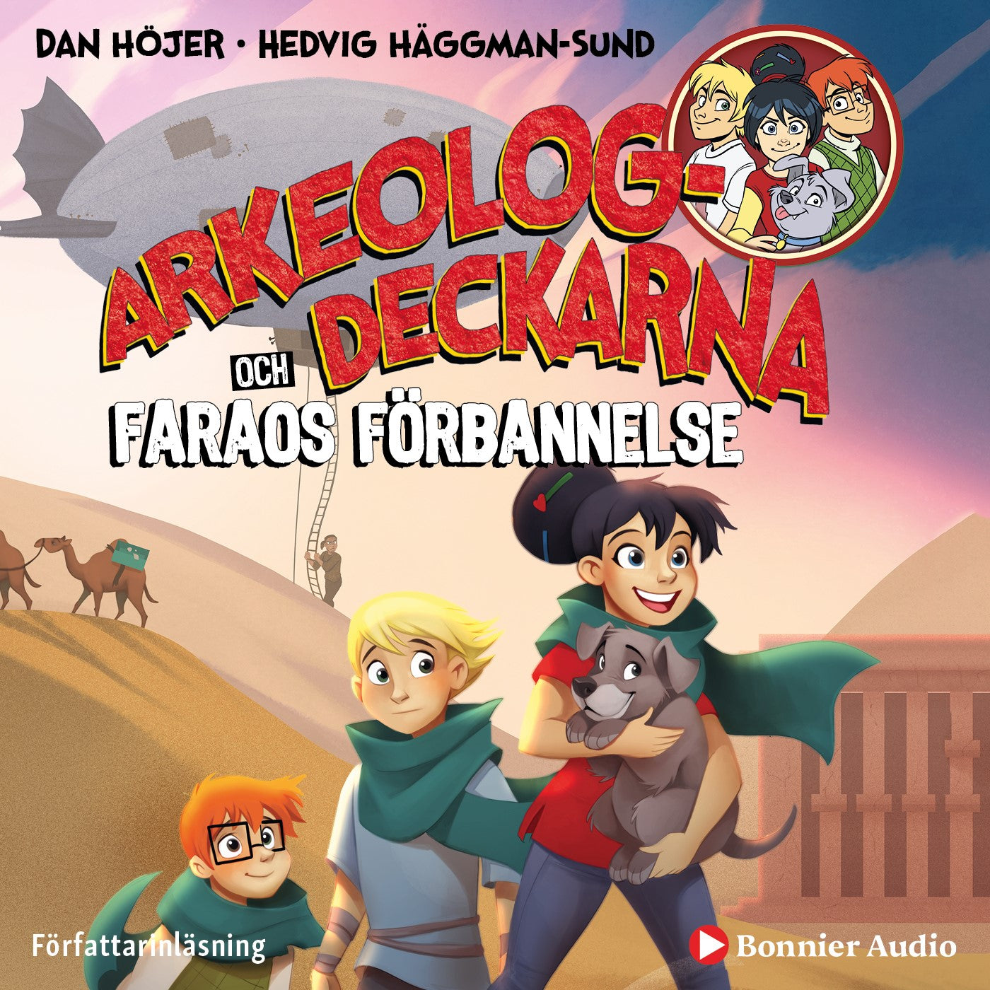 Arkeologdeckarna och faraos förbannelse – Ljudbok