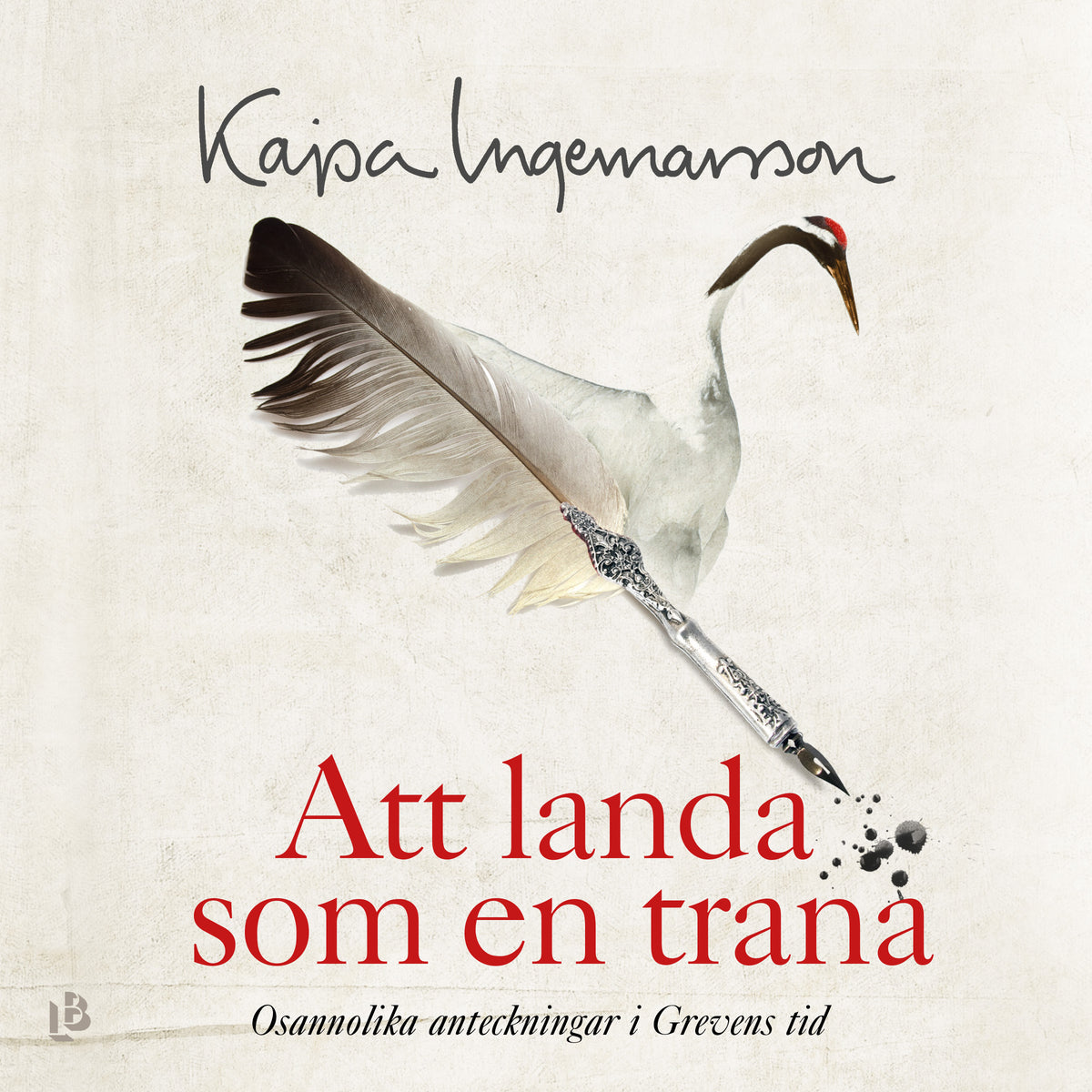 Att landa som en trana – Ljudbok