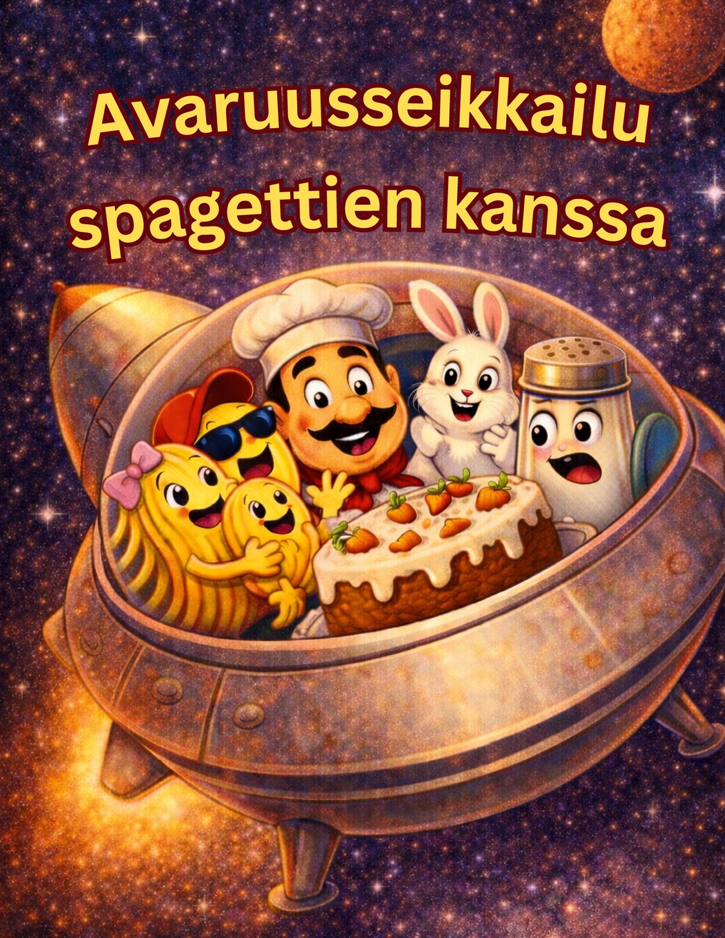 Avaruusseikkailu spagettien kanssa – E-bok