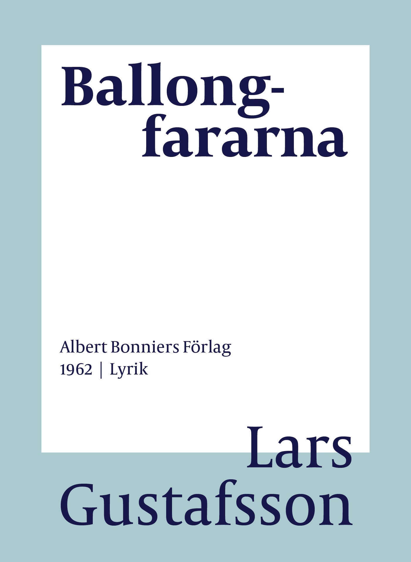 Ballongfararna : Dikter – E-bok