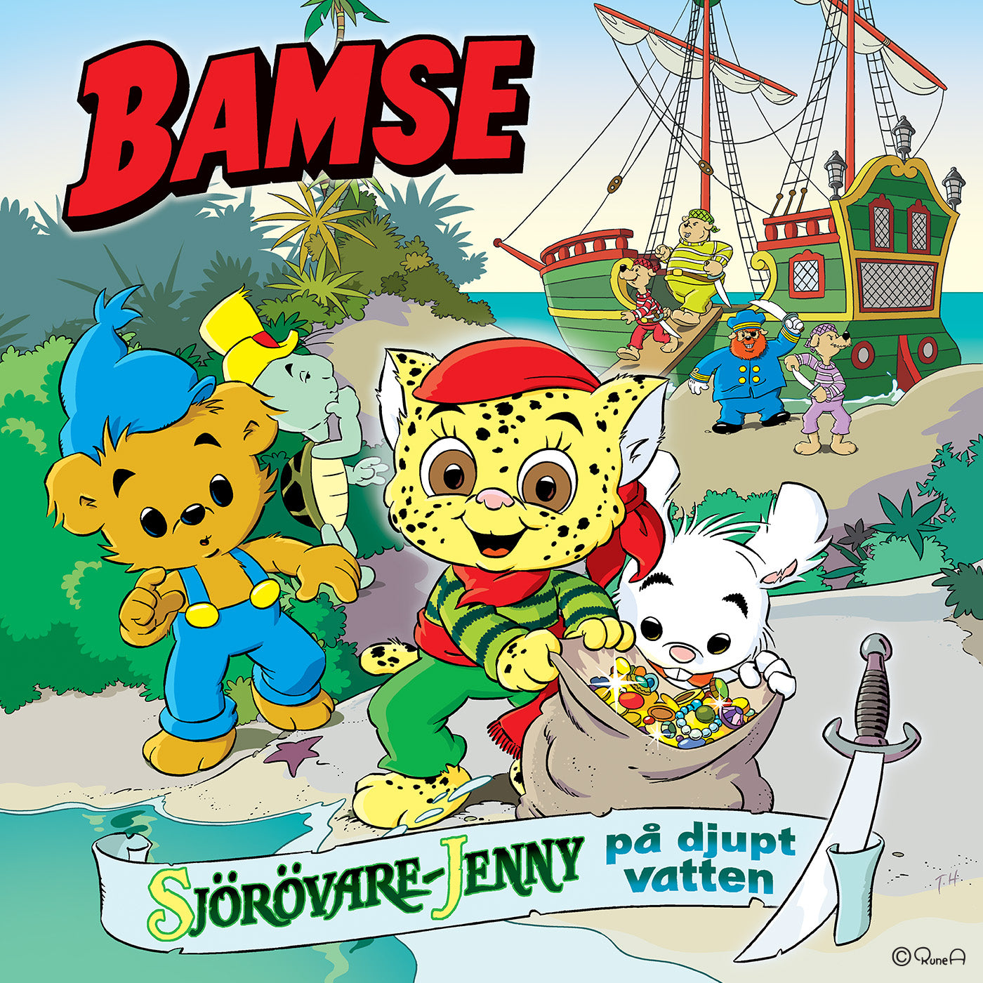 Bamse - Sjörövare-Jenny på djupt vatten – Ljudbok