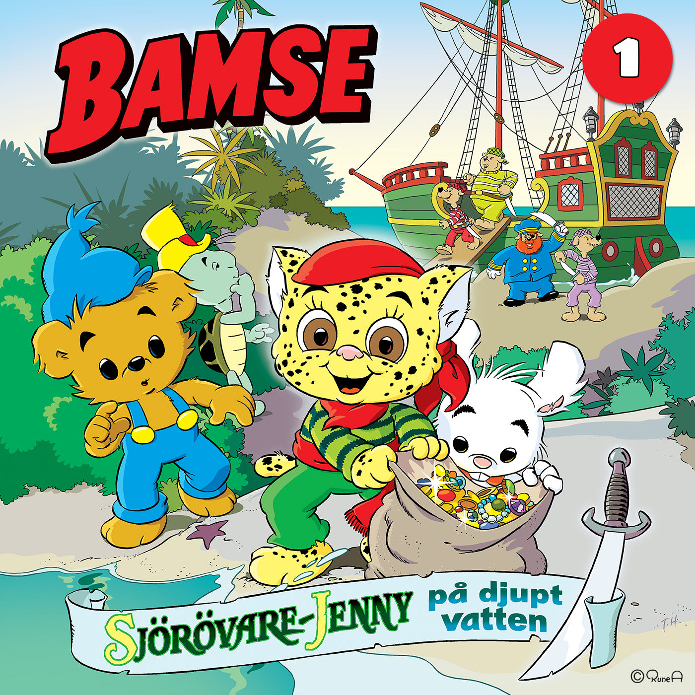 Bamse - Sjörövare-Jenny på djupt vatten del 1 – Ljudbok