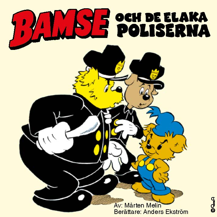 Bamse och de elaka poliserna – Ljudbok