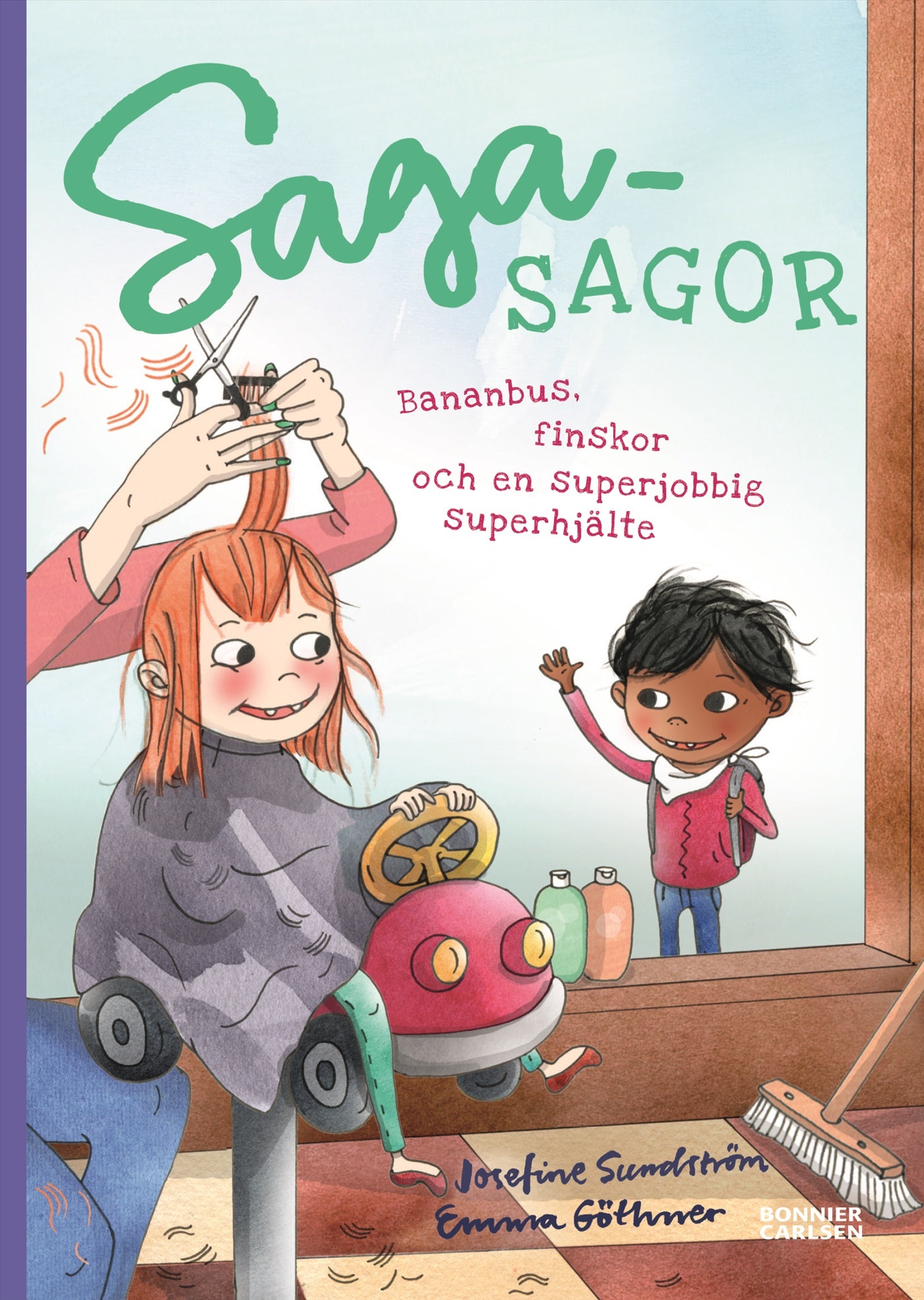 Bananbus, finskor och en superjobbig superhjälte – E-bok