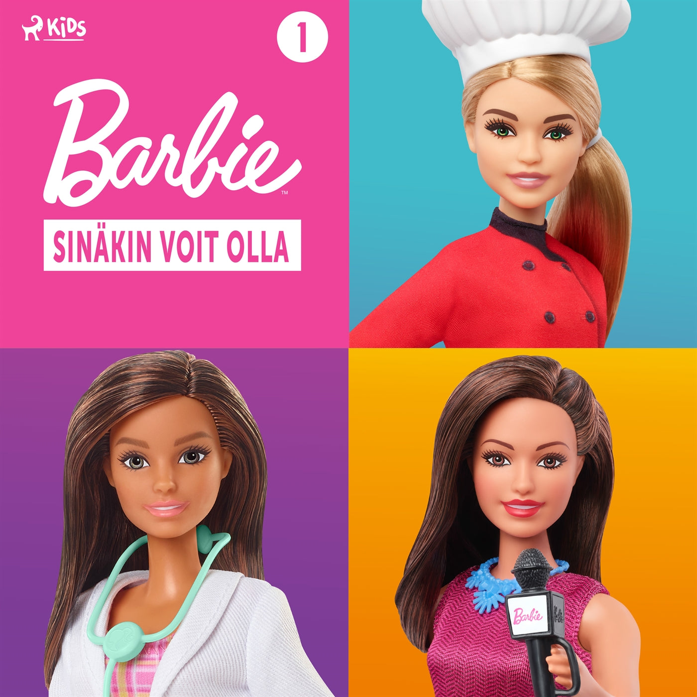 Barbie – Sinäkin voit olla -kokoelma 1 – Ljudbok