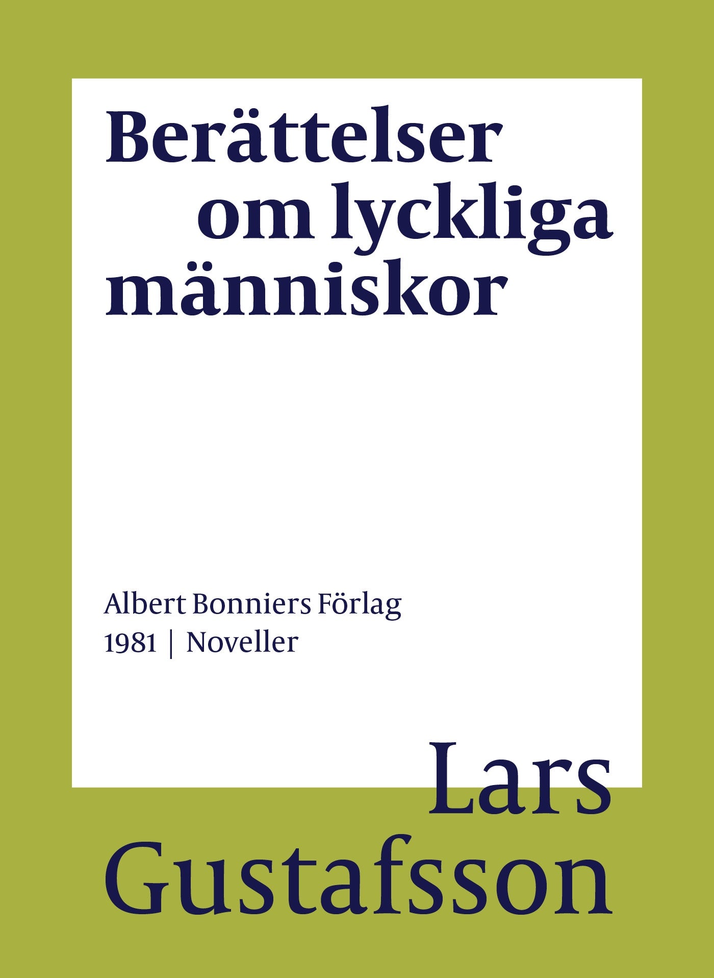 Berättelser om lyckliga människor – E-bok