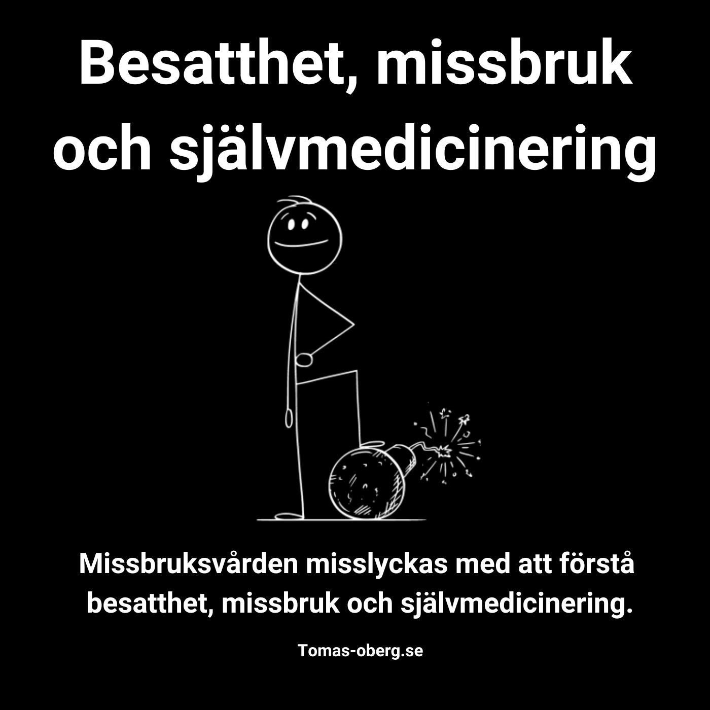 Besatthet, missbruk och självmedicinering – Ljudbok