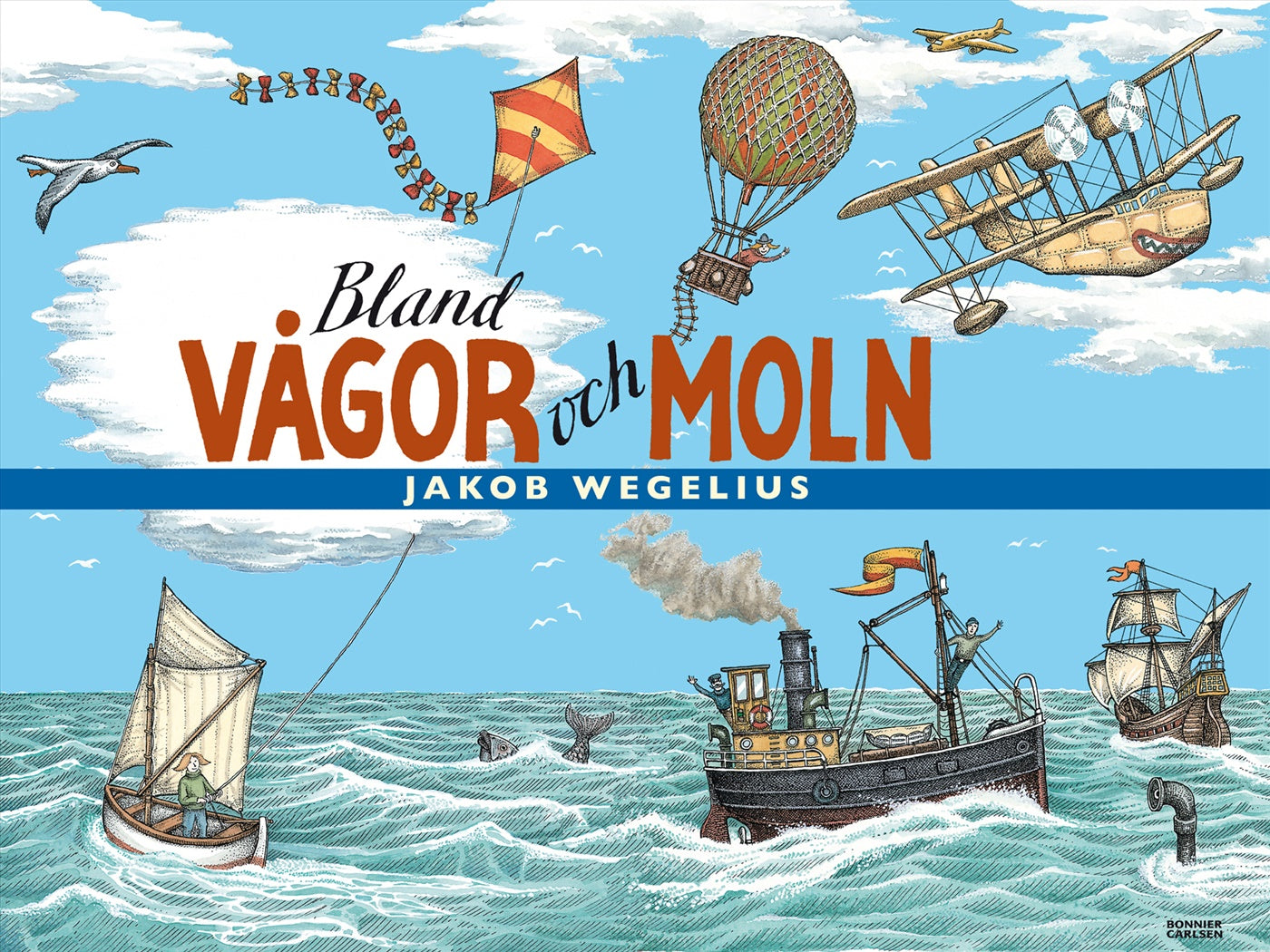 Bland vågor och moln – E-bok
