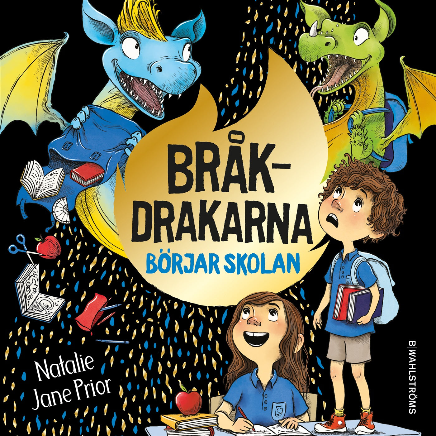 Bråkdrakarna börjar skolan – Ljudbok