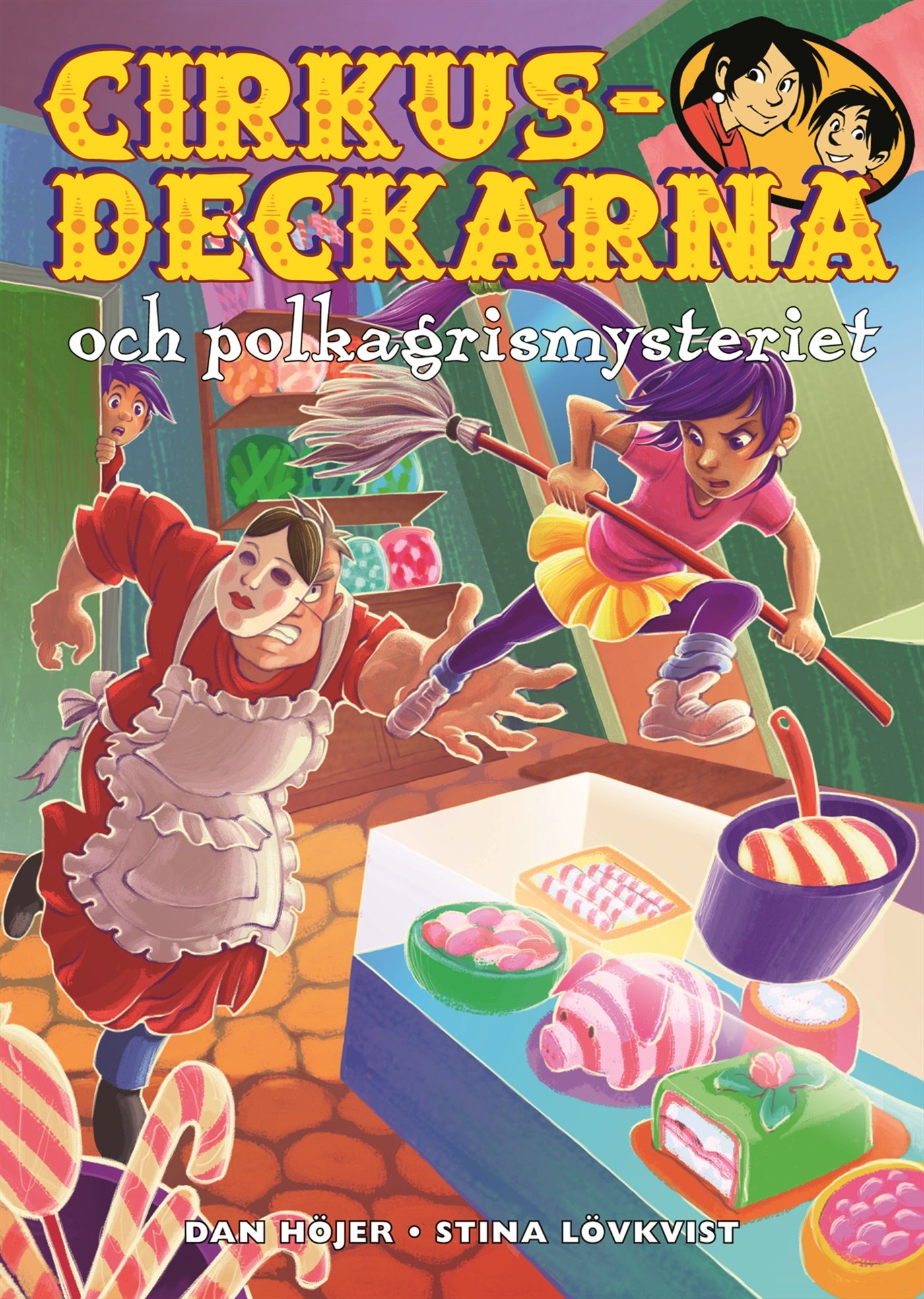 Cirkusdeckarna och polkagrismysteriet – E-bok