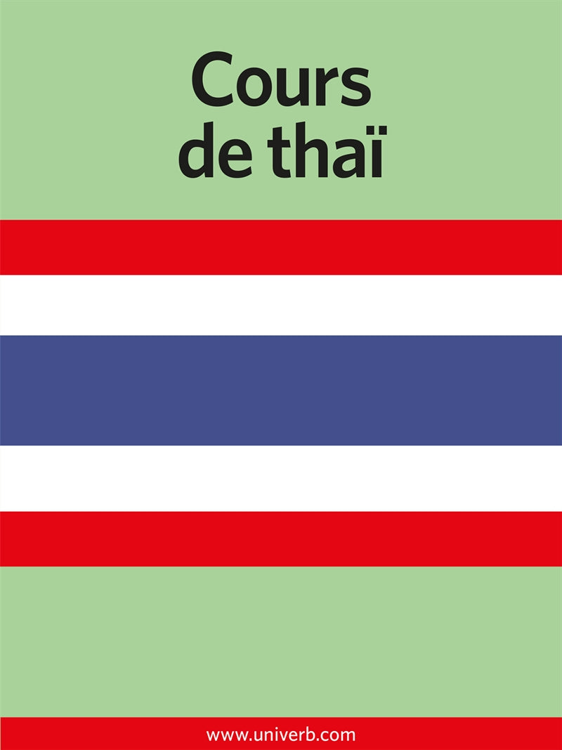 Cours de thaï – E-bok