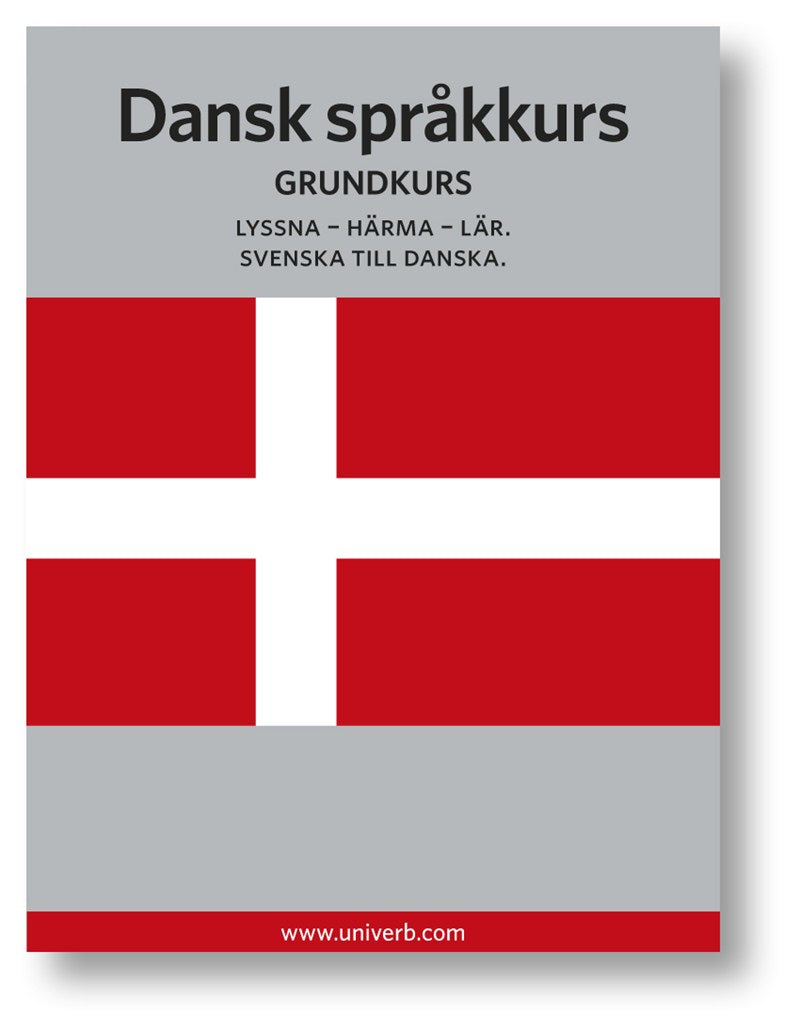 Dansk språkkurs – Ljudbok