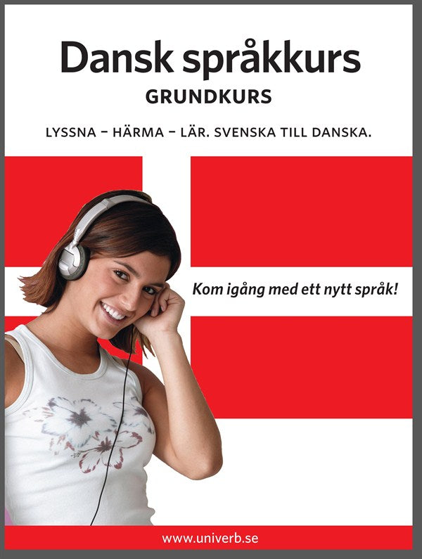 Dansk språkkurs grundkurs – Ljudbok