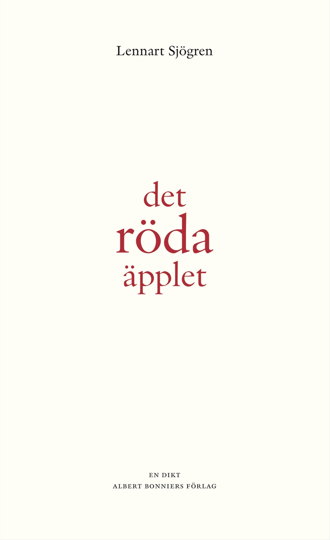 Det röda äpplet : en dikt – E-bok