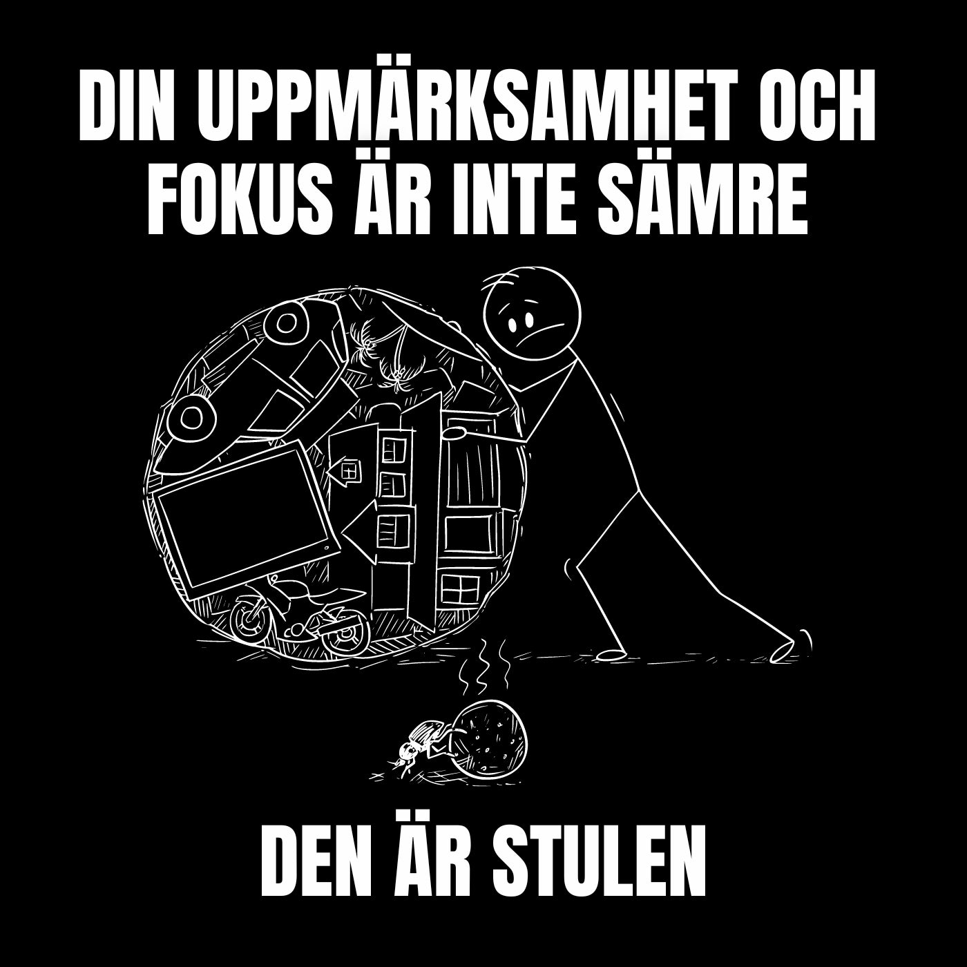 Din uppmärksamhet och fokus är inte sämre, den är stulen – Ljudbok