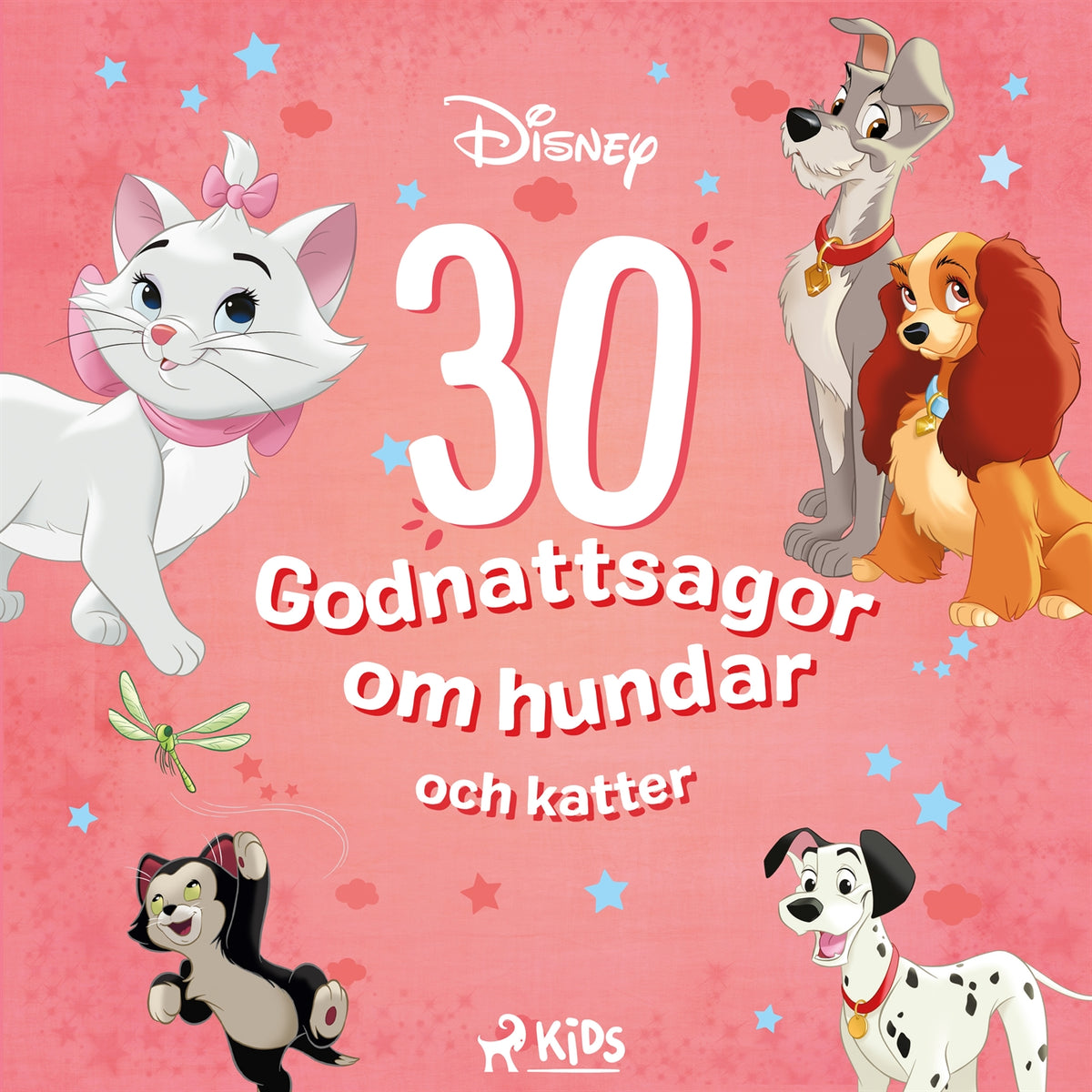 Disney: 30 Godnattsagor om hundar och katter – Ljudbok