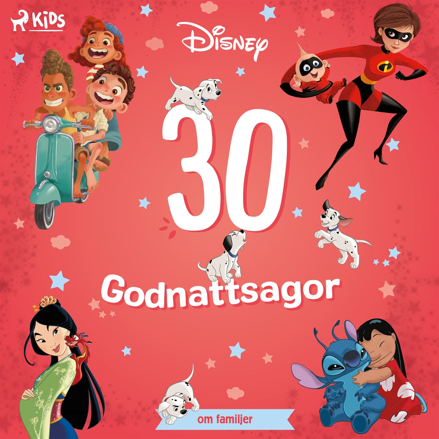 Disney: 30 godnattsagor om familjer – Ljudbok