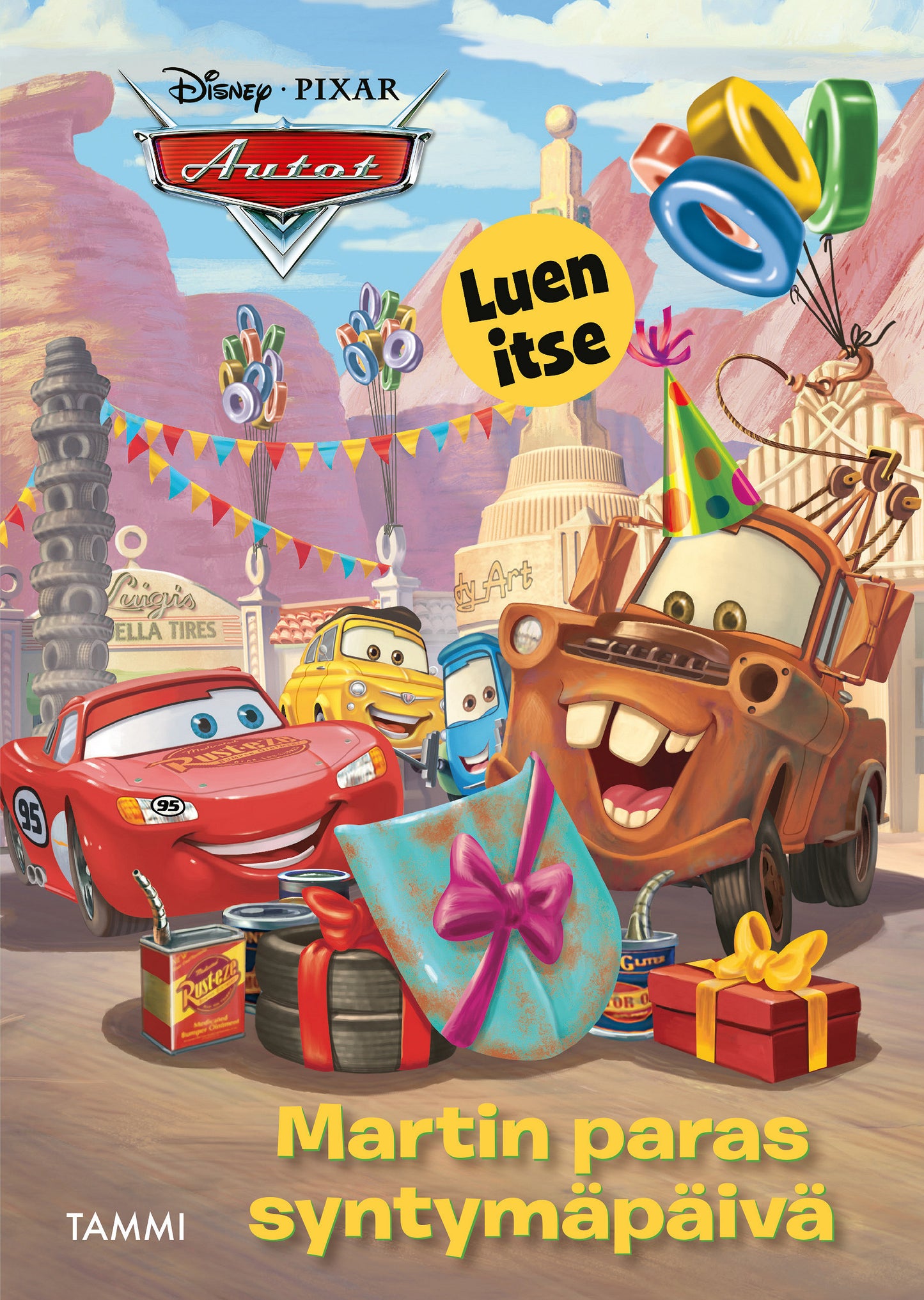 Disney Pixar Autot. Martin paras syntymäpäivä. Luen itse – E-bok