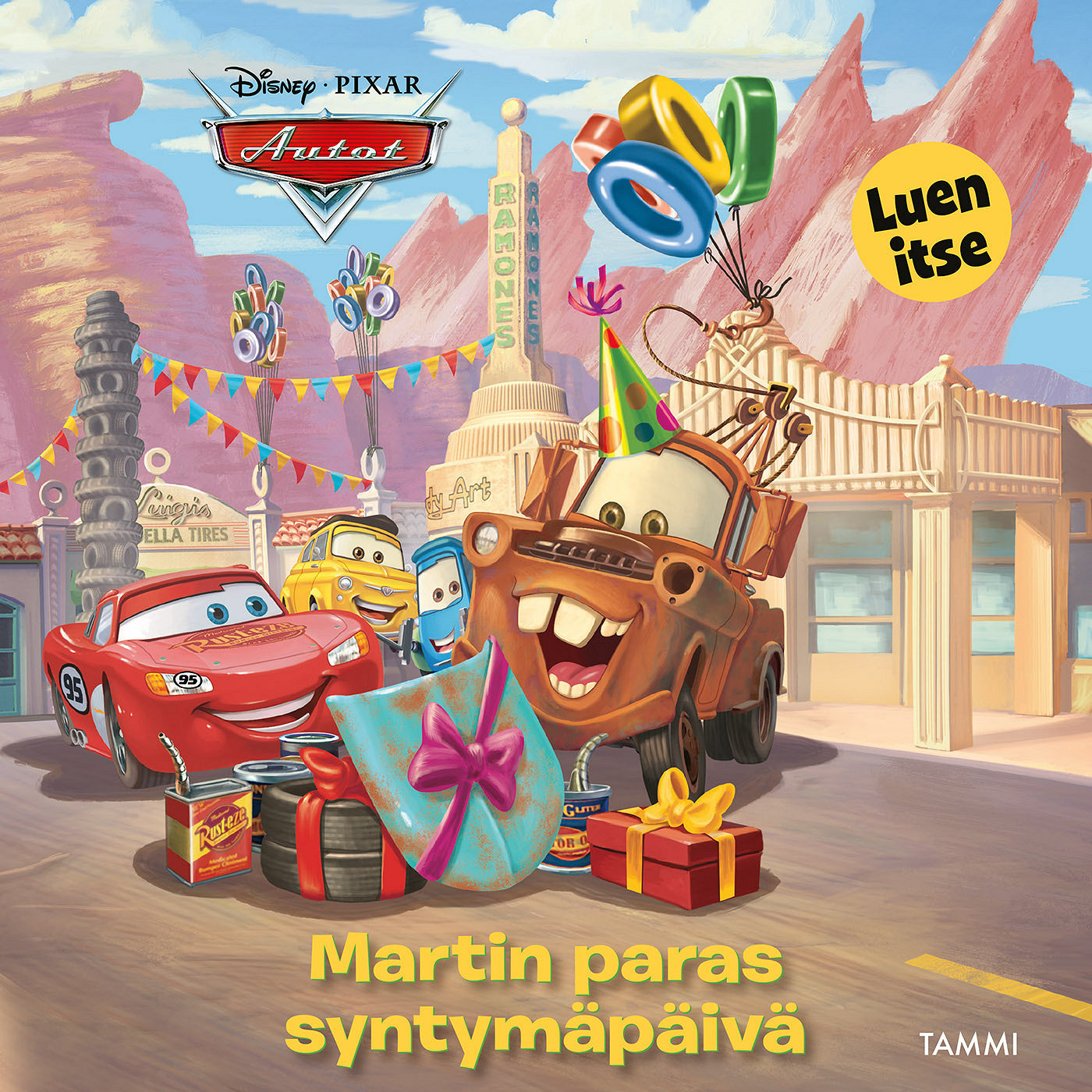 Disney Pixar Autot. Martin paras syntymäpäivä. Luen itse – Ljudbok