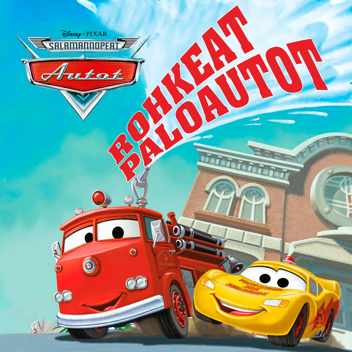 Disney Pixar Autot. Rohkeat paloautot – Ljudbok
