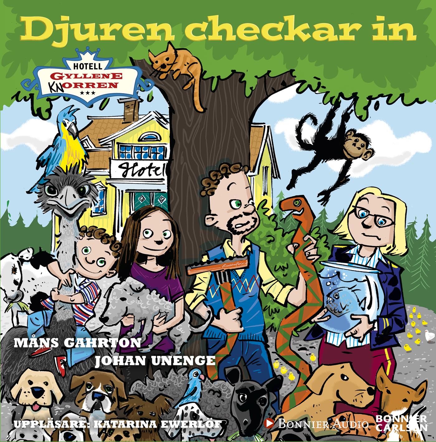Djuren checkar in – Ljudbok