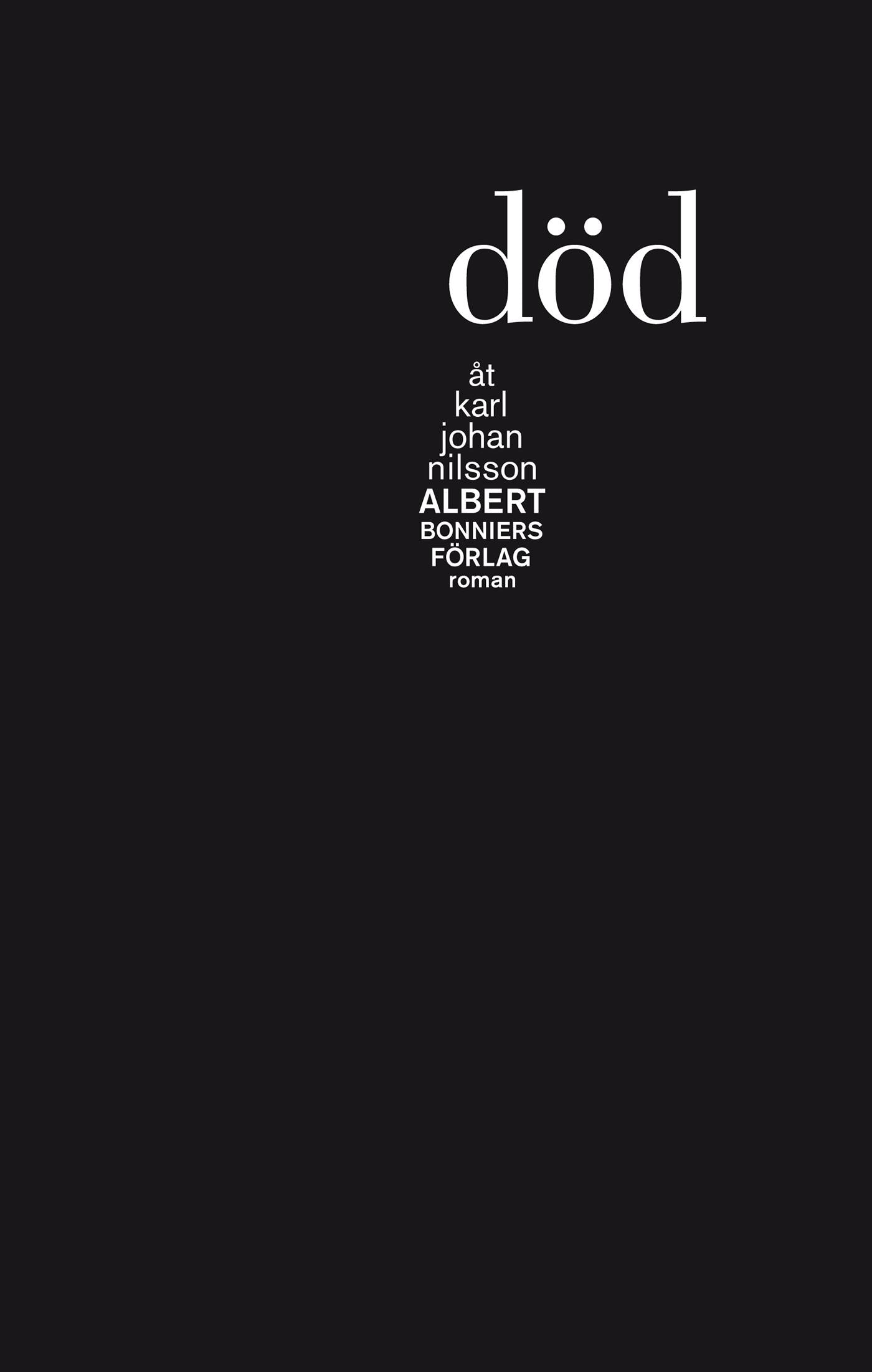 Död åt Karl Johan Nilsson – E-bok