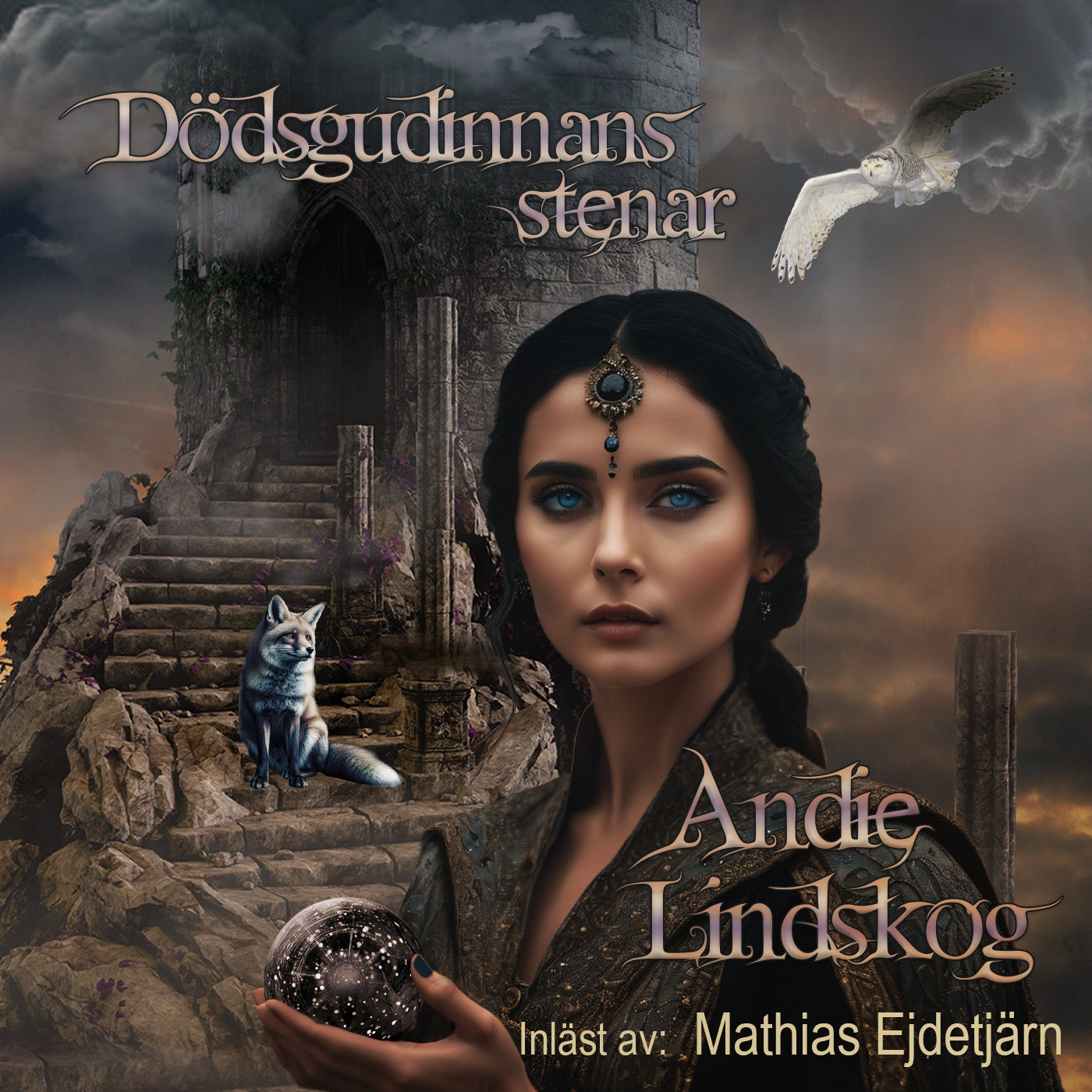 Dödsgudinnans stenar – Ljudbok
