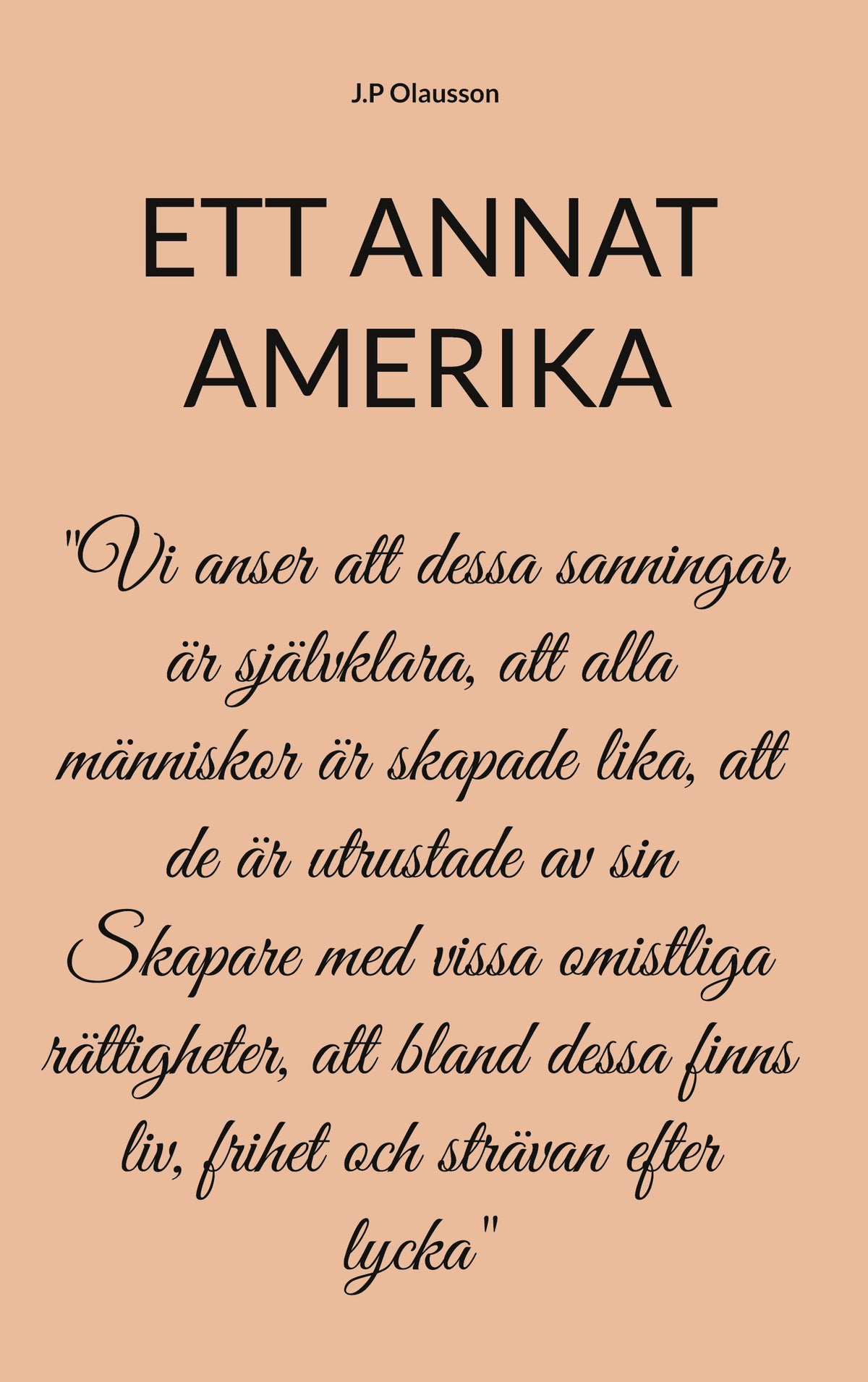 ETT ANNAT AMERIKA – E-bok