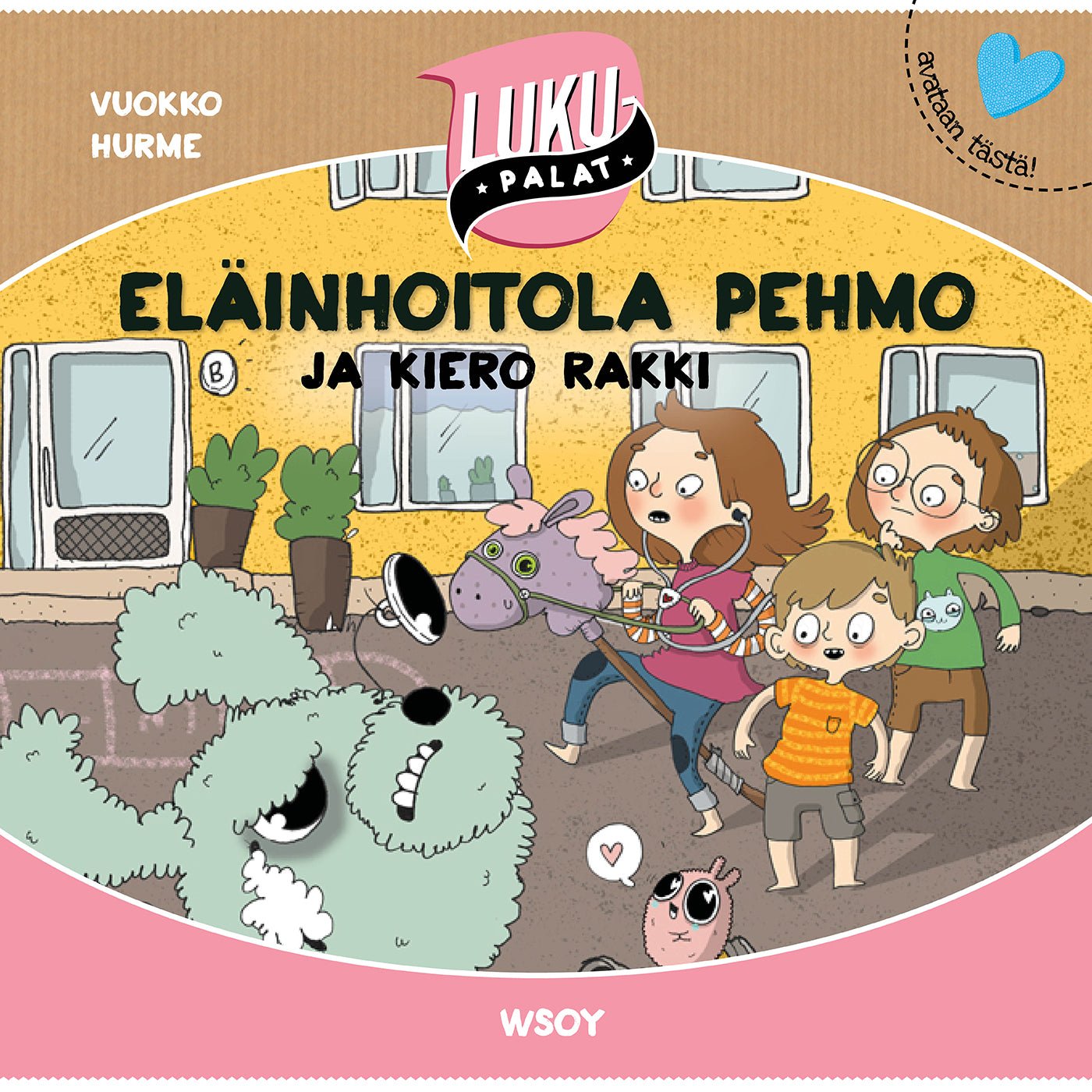 Eläinhoitola Pehmo ja kiero Rakki – Ljudbok