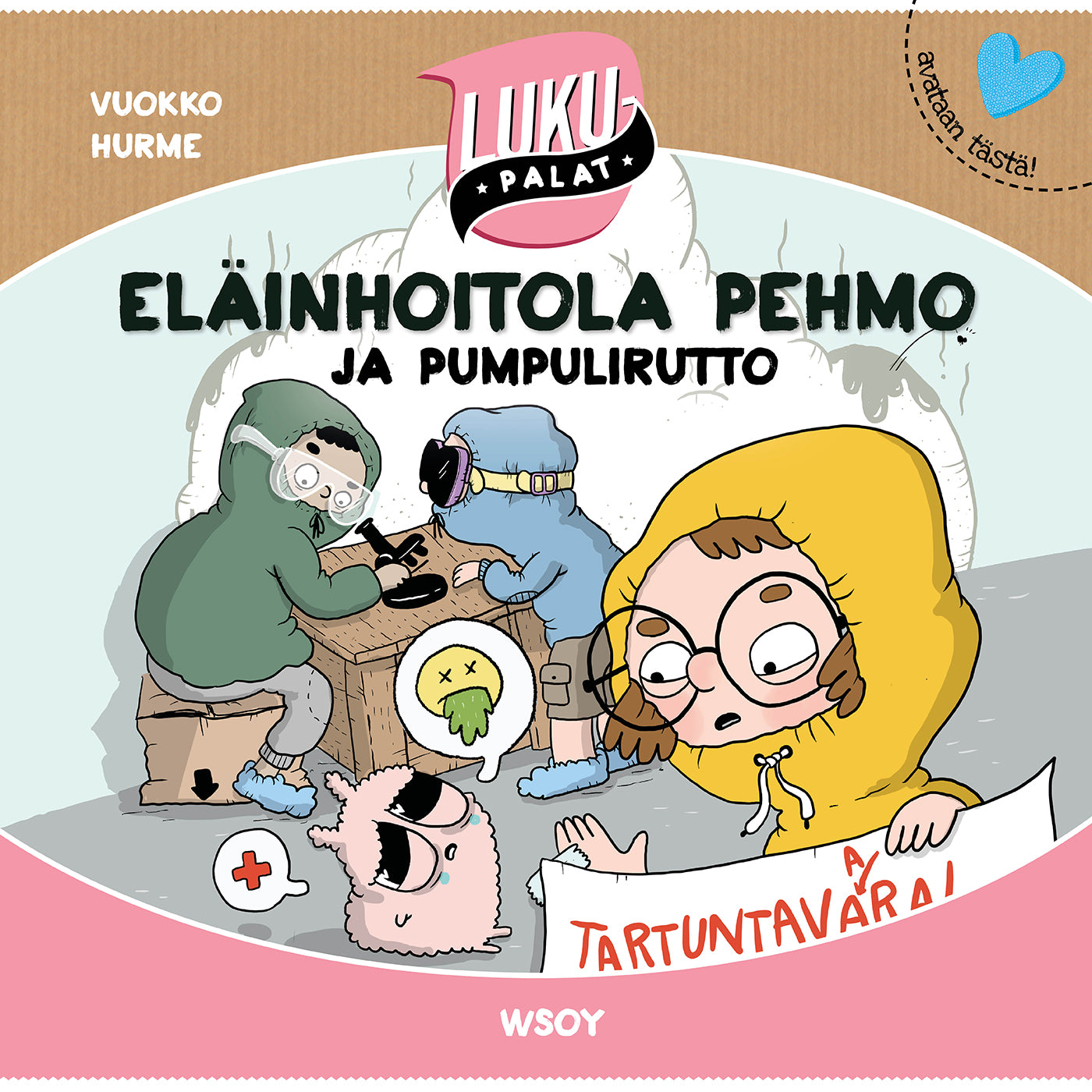 Eläinhoitola Pehmo ja pumpulirutto – Ljudbok