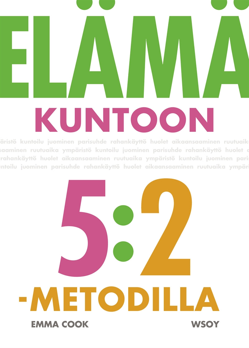 Elämä kuntoon 5:2-metodilla – E-bok