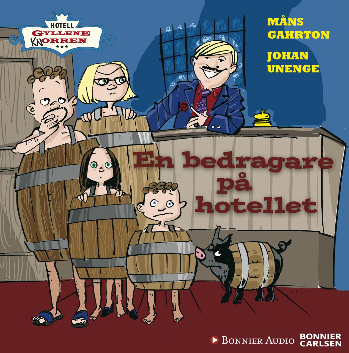 En bedragare på hotellet – Ljudbok