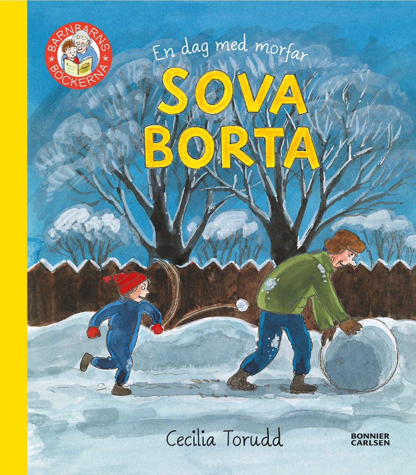 En dag med morfar : sova borta – E-bok