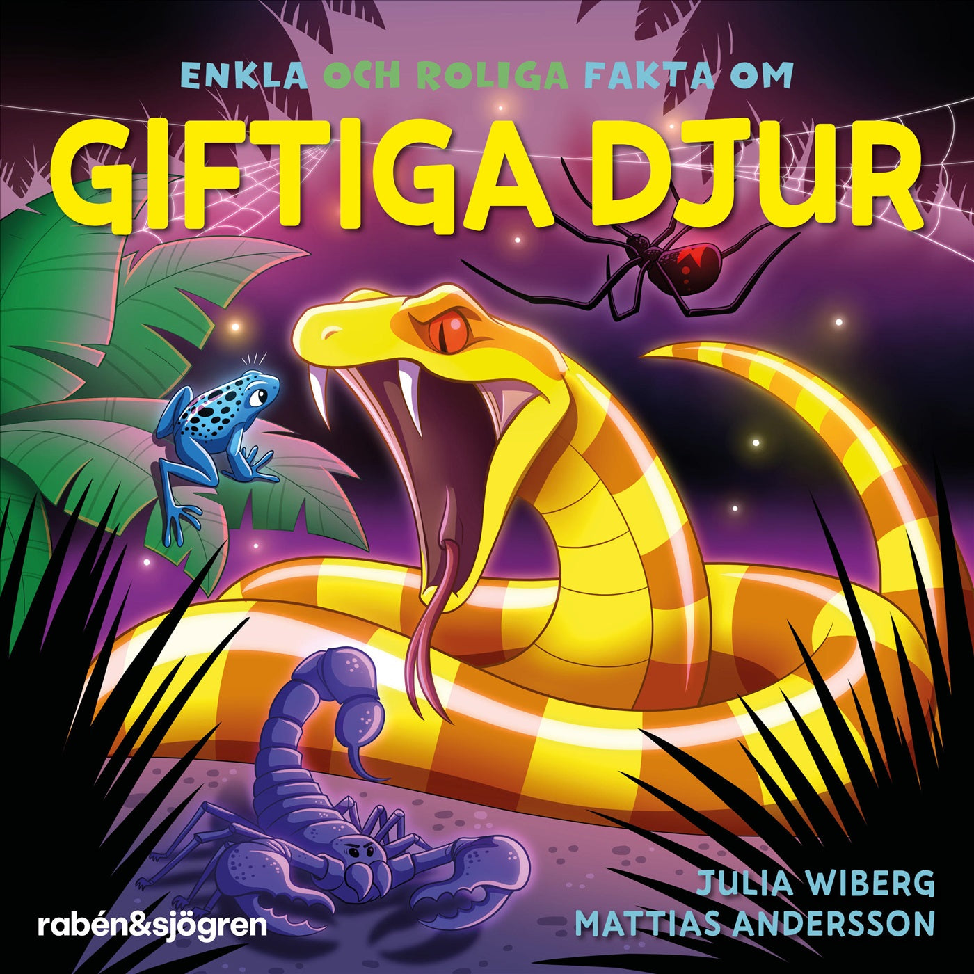 Enkla och roliga fakta om giftiga djur – Ljudbok