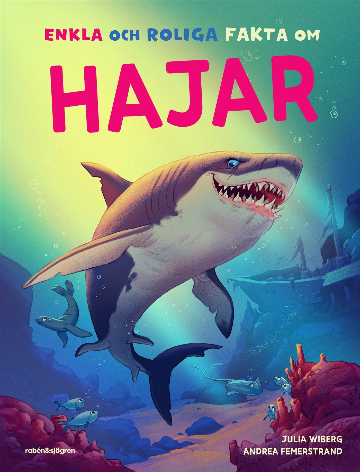 Enkla och roliga fakta om hajar – E-bok