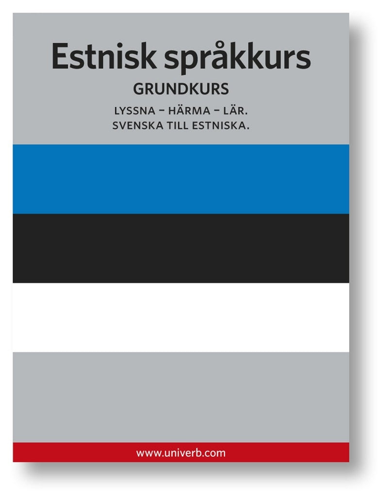 Estnisk språkkurs – Ljudbok