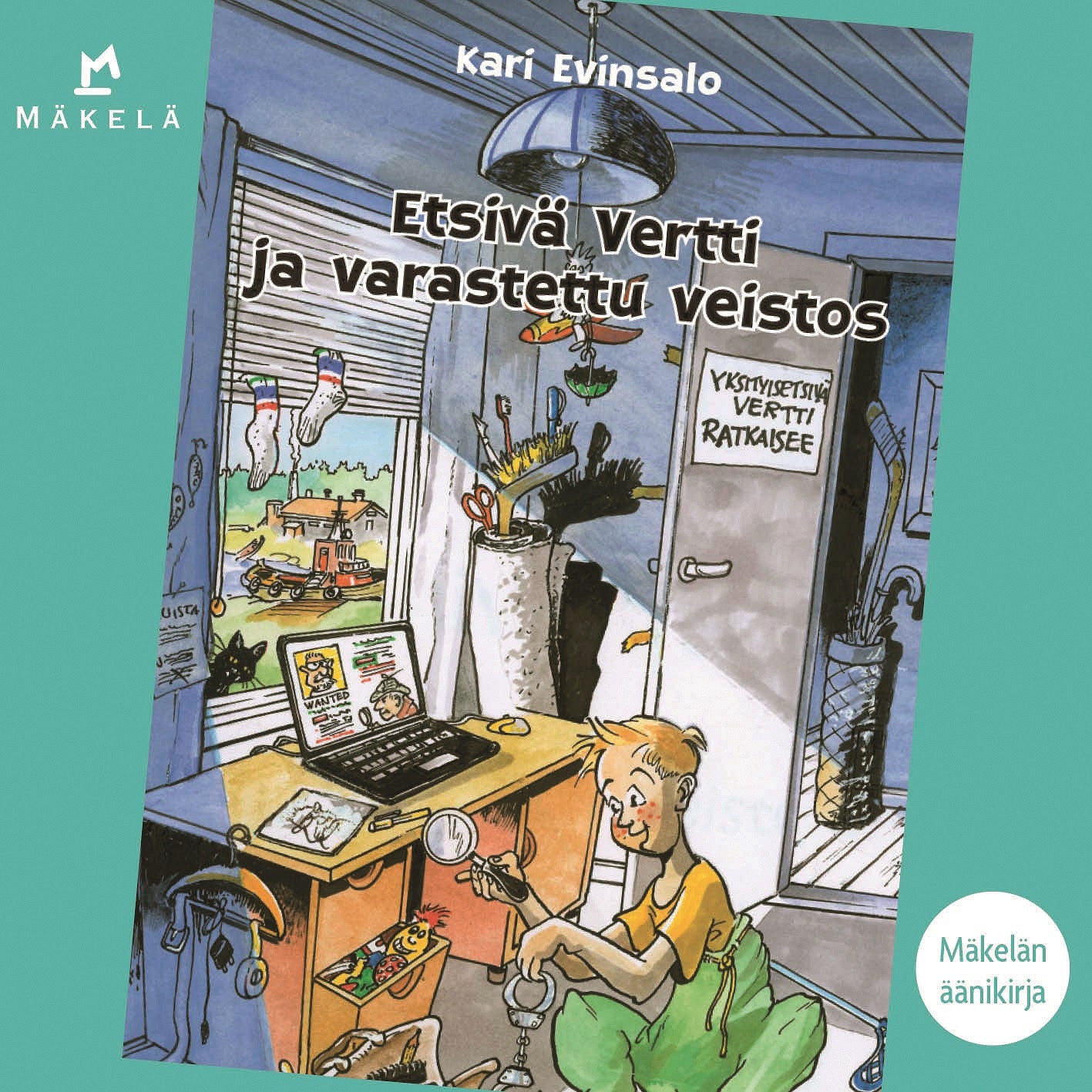 Etsivä Vertti ja varastettu veistos – Ljudbok
