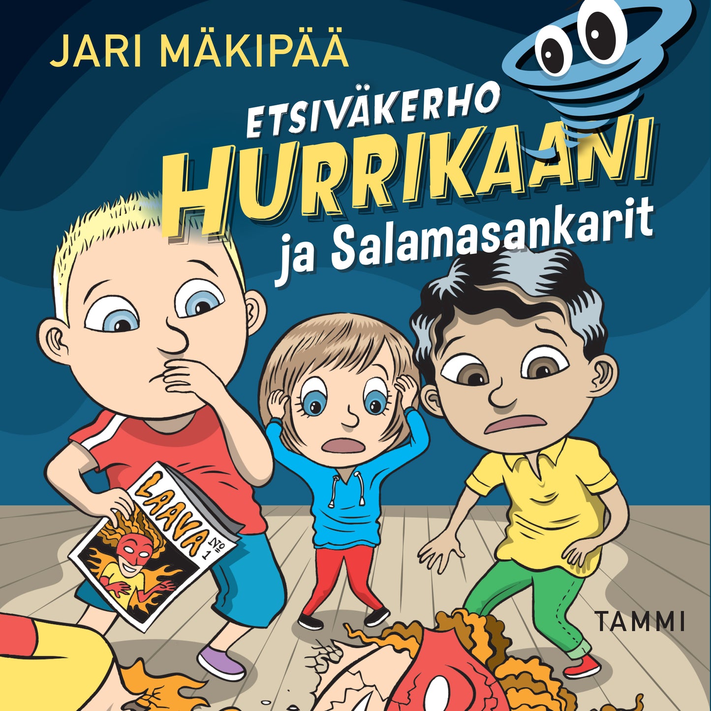 Etsiväkerho Hurrikaani ja Salamasankarit – Ljudbok
