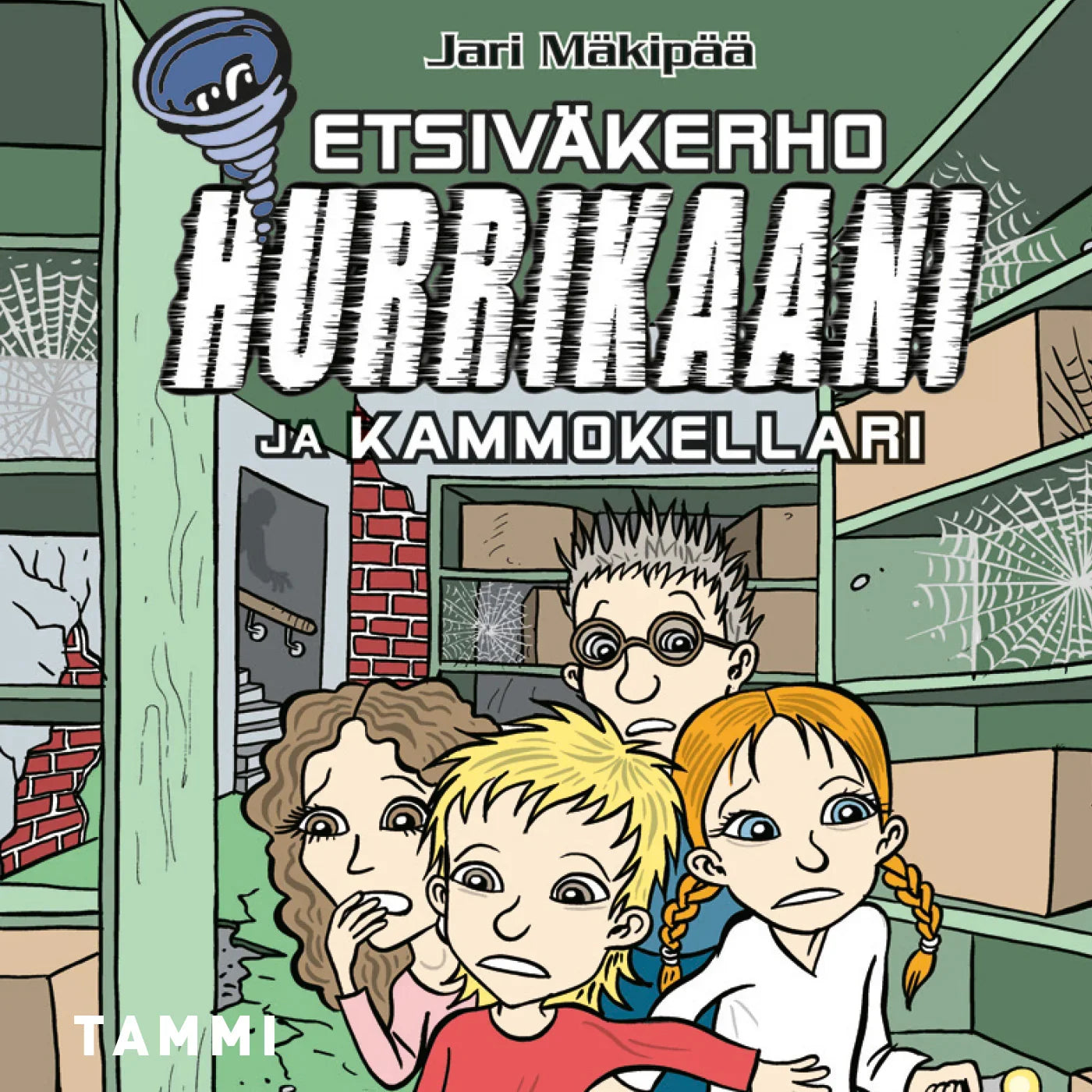 Etsiväkerho Hurrikaani ja kammokellari – Ljudbok