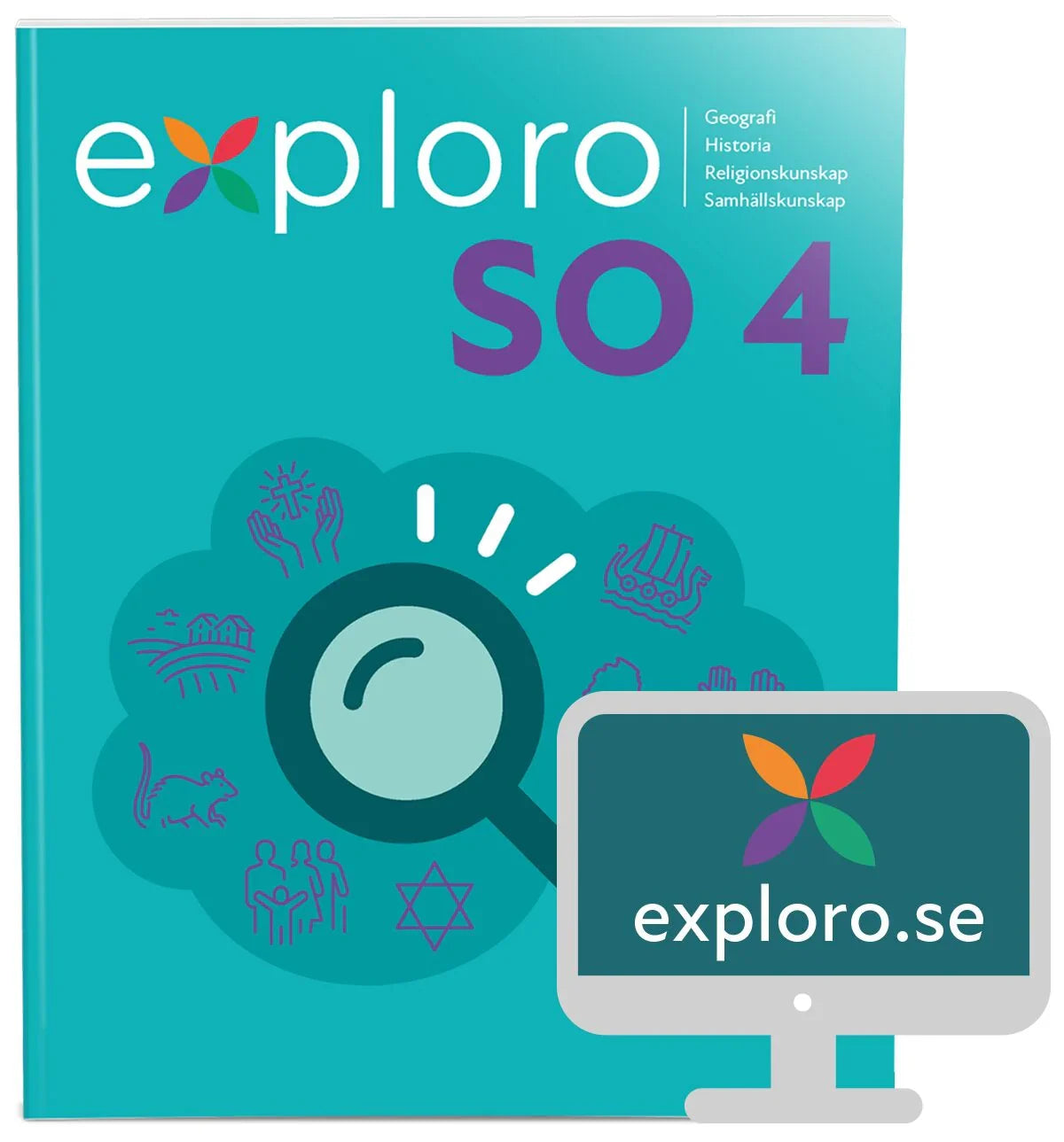 Exploro SO åk 4, grundbok, inkl exploro.se, elevlic, 12 mån