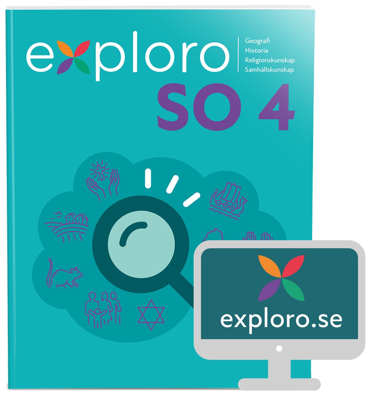 Exploro SO åk 4, grundbok, inkl exploro.se, lärarlic, 12 mån (OBS! Endast för lärare)