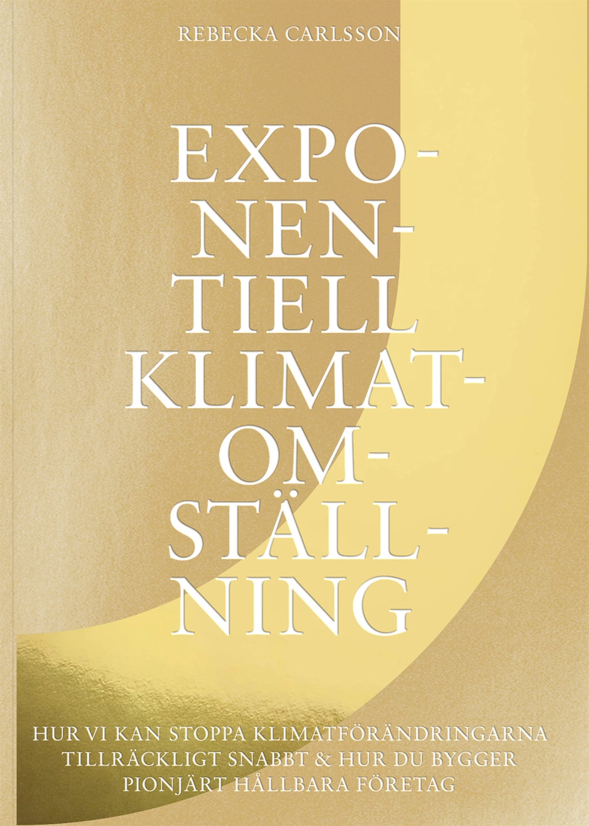 Exponentiell klimatomställning : hur vi kan stoppa klimatförändringarna tillräckligt snabbt & hur du bygger pionjärt hållbara företag – E-bok