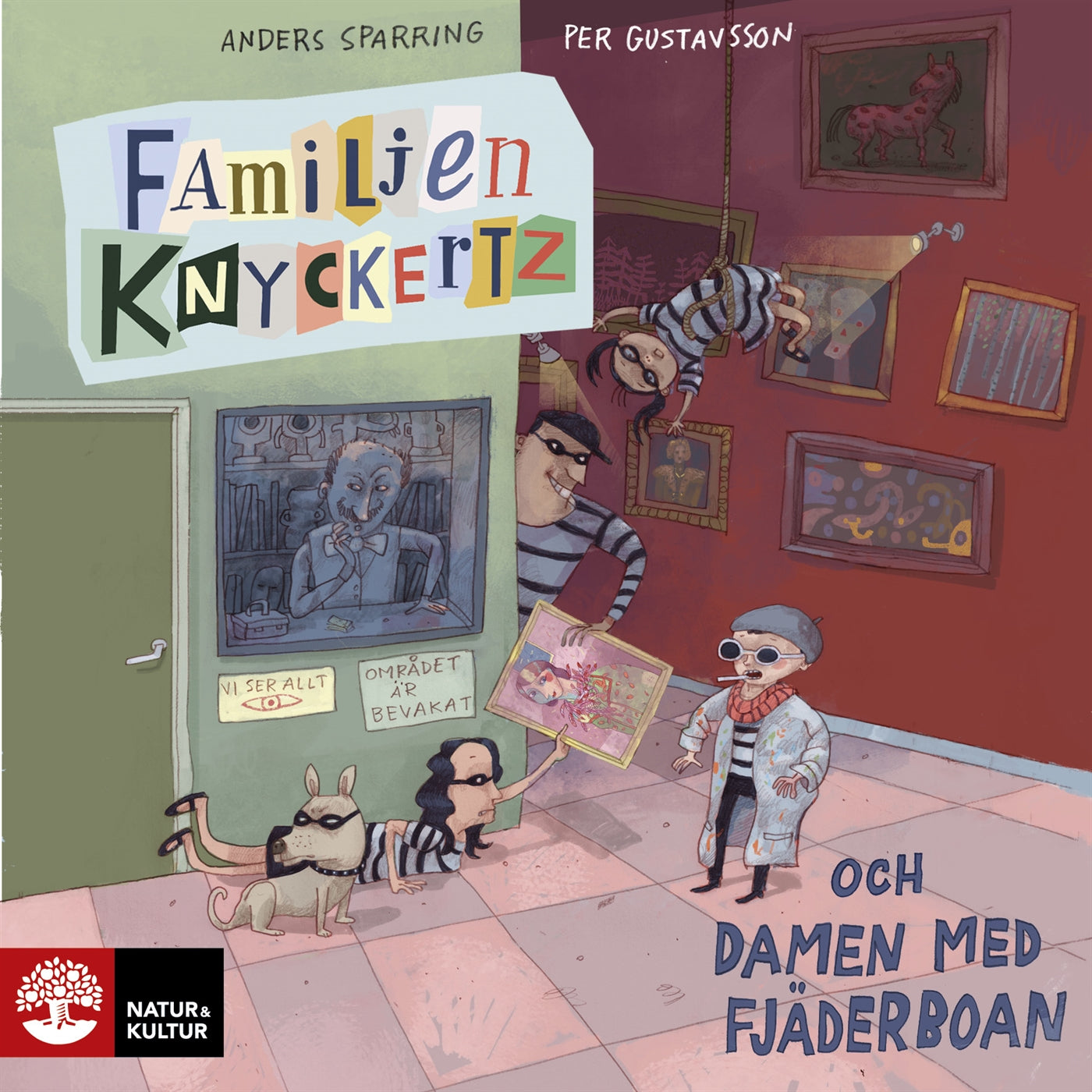 Familjen Knyckertz och damen med fjäderboan – Ljudbok