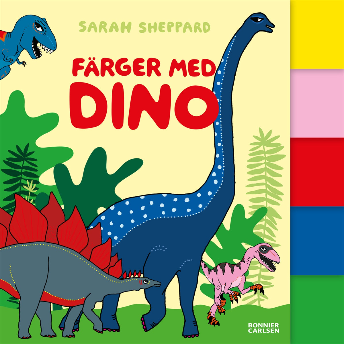Färger med dino – E-bok