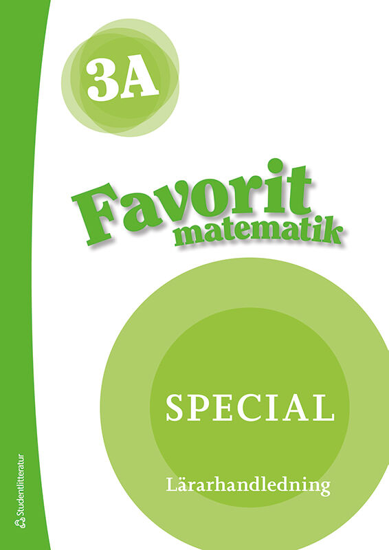 Favorit matematik 3A Special - Digital lärarlicens 12 mån